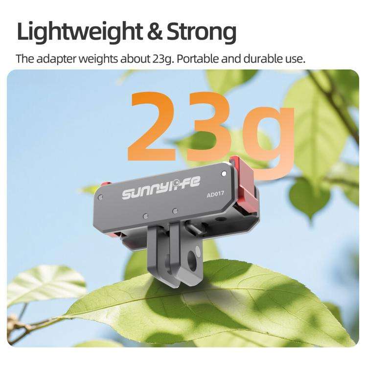 Sunnylife Metal Magnetic Quick Release Adapter Mount Foldable Cam Stand 1/4 Adapter For DJI Osmo ...