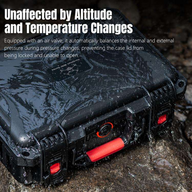 For DJI Mini 5 Pro STARTRC Waterproof ABS Suitcase Shoulder Storage Box (Black)