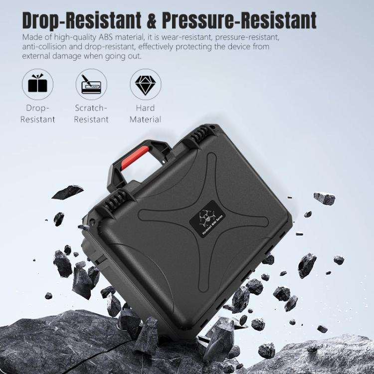 For DJI Mini 5 Pro STARTRC Waterproof ABS Suitcase Shoulder Storage Box (Black)