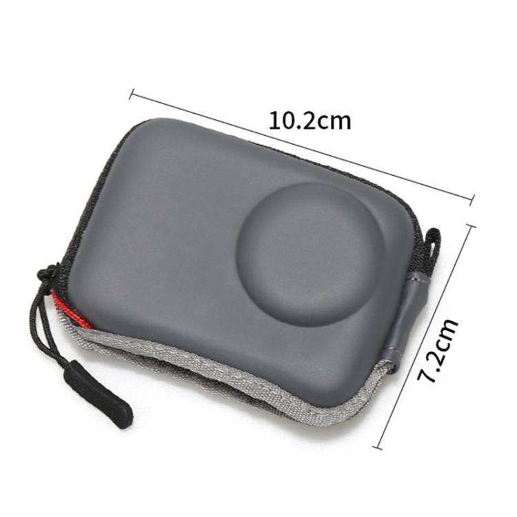 For DJI Osmo Action 5 Pro / 4 / 3 Mini Portable Body PU EVA Storage Bag (Black)