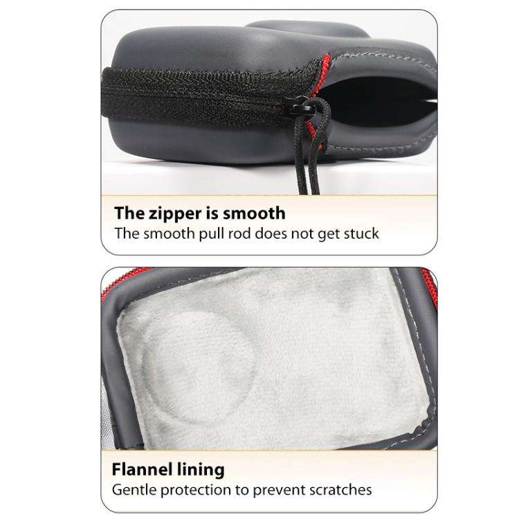 For DJI Osmo Action 5 Pro / 4 / 3 Mini Portable Body PU EVA Storage Bag (Black)