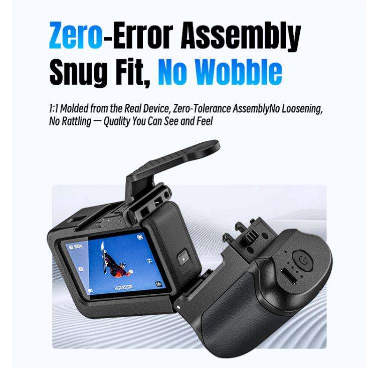 For DJI Osmo Action 5 Pro / 4 / 3 STARTRC 3 in 1 Expansion Power-Grip Street Shooting Handle Cage...