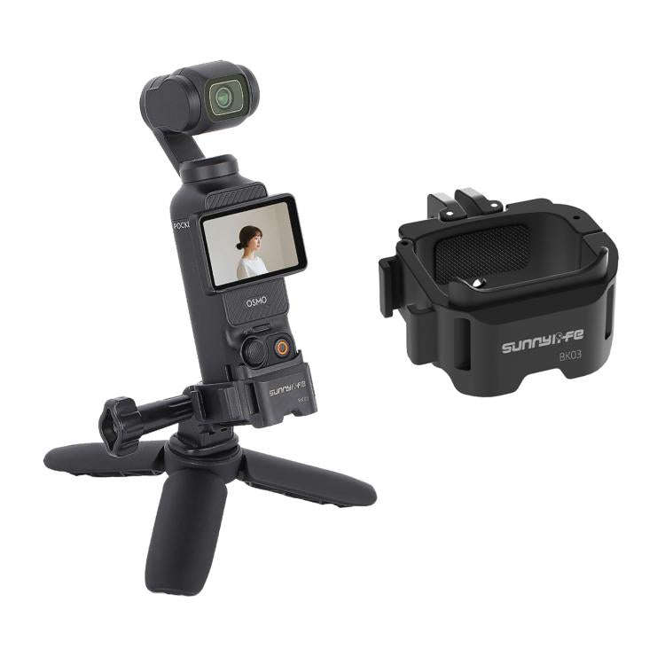 For DJI OSMO Pocket 4 / 3 Sunnylife Quick Release Adapter Mount Frame Two-Way Adapter Expansion S...