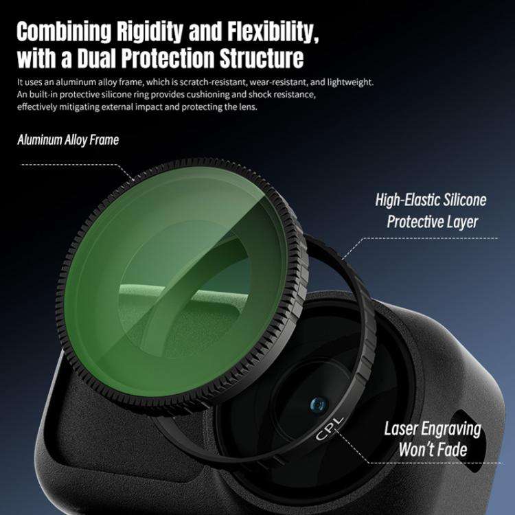 For DJI Osmo Nano STARTRC 4 in 1 ND8 ND16 ND32 CPL Camera Lens Filter