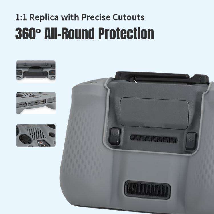 For DJI RC Pro 2 STARTRC Silicone Shockproof Anti-scratch Cover (Grey)