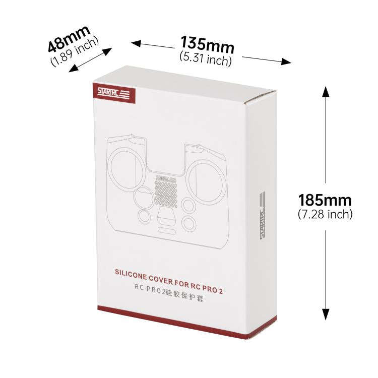 For DJI RC Pro 2 STARTRC Silicone Shockproof Anti-scratch Cover (Grey)