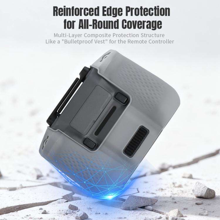 For DJI RC Pro 2 STARTRC Silicone Shockproof Anti-scratch Cover (Grey)