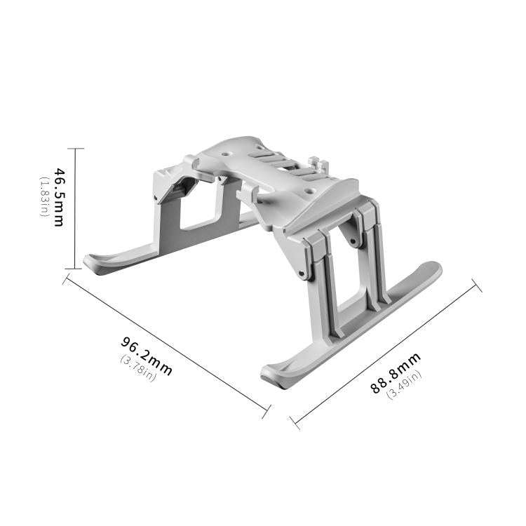 For DJI Flip STARTRC Folding Anti-fall Anti-dirt Heightened Landing Gear Training Rack (Grey)