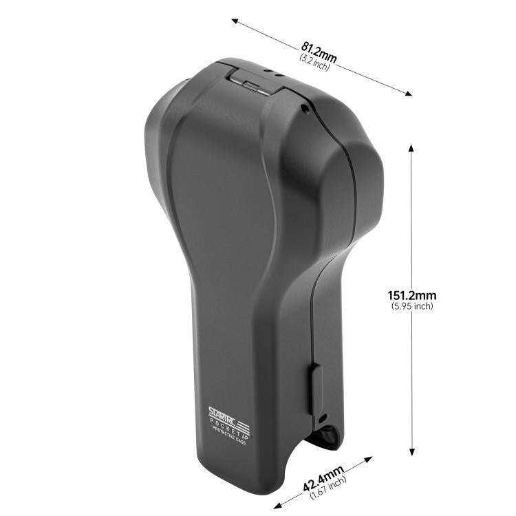 For DJI Osmo Pocket 4P STARTRC Gimbal Camera Protective Cover Storage Box (Black)