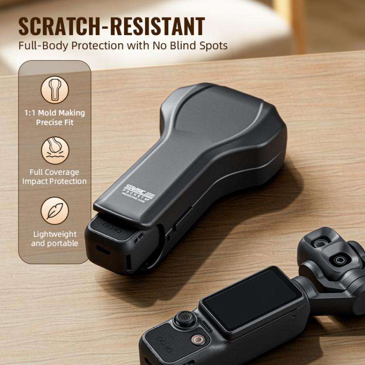 For DJI Osmo Pocket 4P STARTRC Gimbal Camera Protective Cover Storage Box (Black)