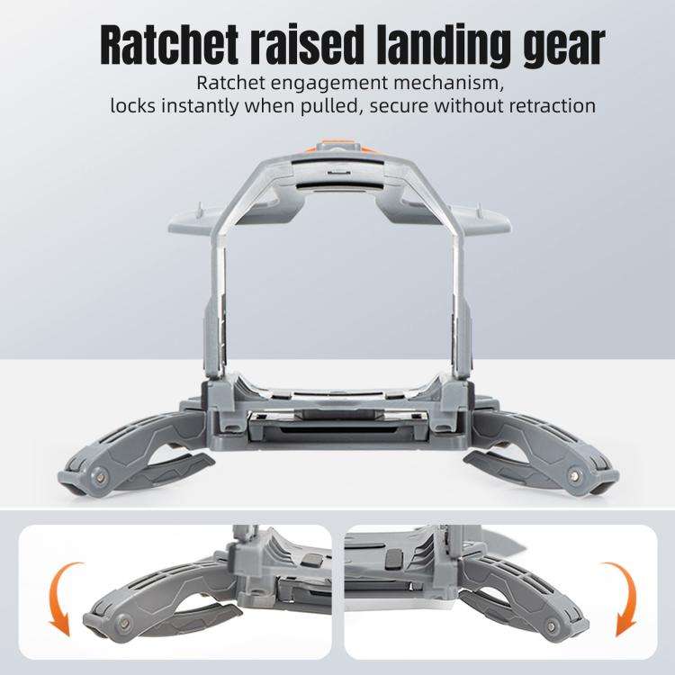 For DJI Mini 5 Pro STARTRC Spider-Leg Heightened Landing Gear Training Rack, Eco-Compatible (Grey)