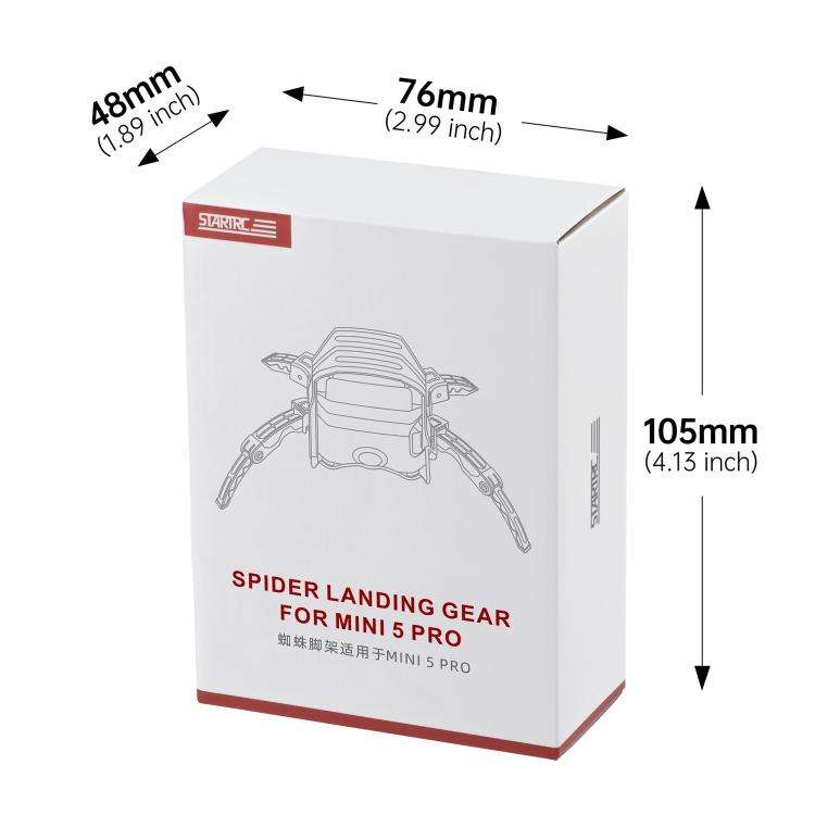For DJI Mini 5 Pro STARTRC Independent Spider-Leg Heightened Landing Gear Training Rack (Grey)