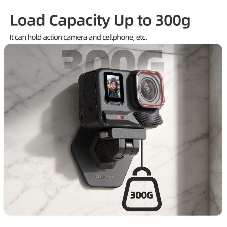 Sunnylife Magnetic Flexible Adhesive Helmet Mount Base Quick-Release Action Camera Holder For Ins...