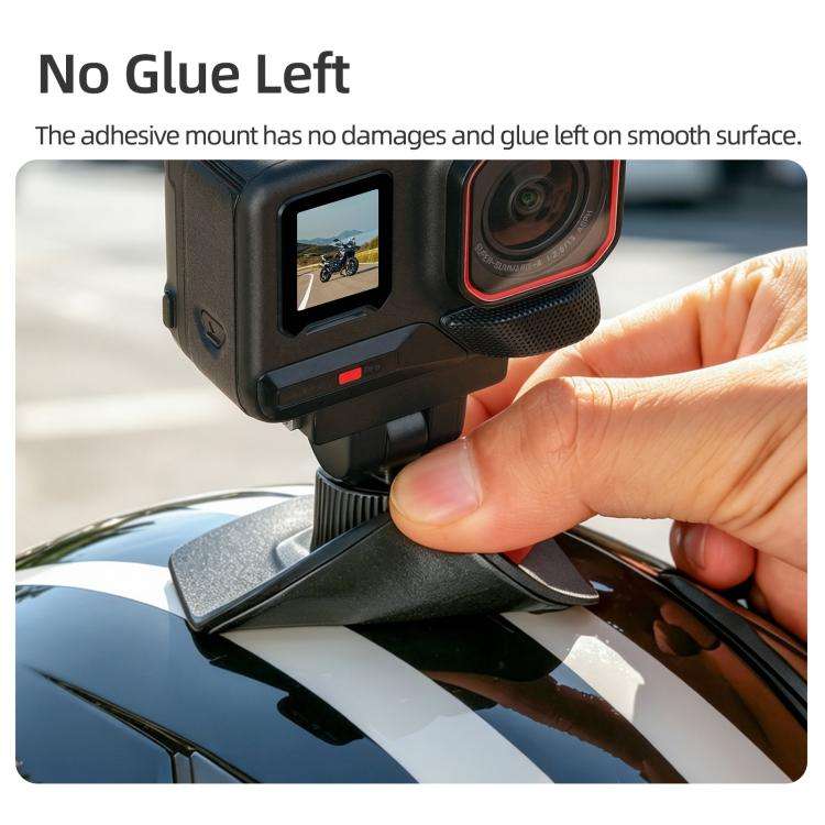 Sunnylife Magnetic Flexible Adhesive Helmet Mount Base Quick-Release Action Camera Holder For Ins...