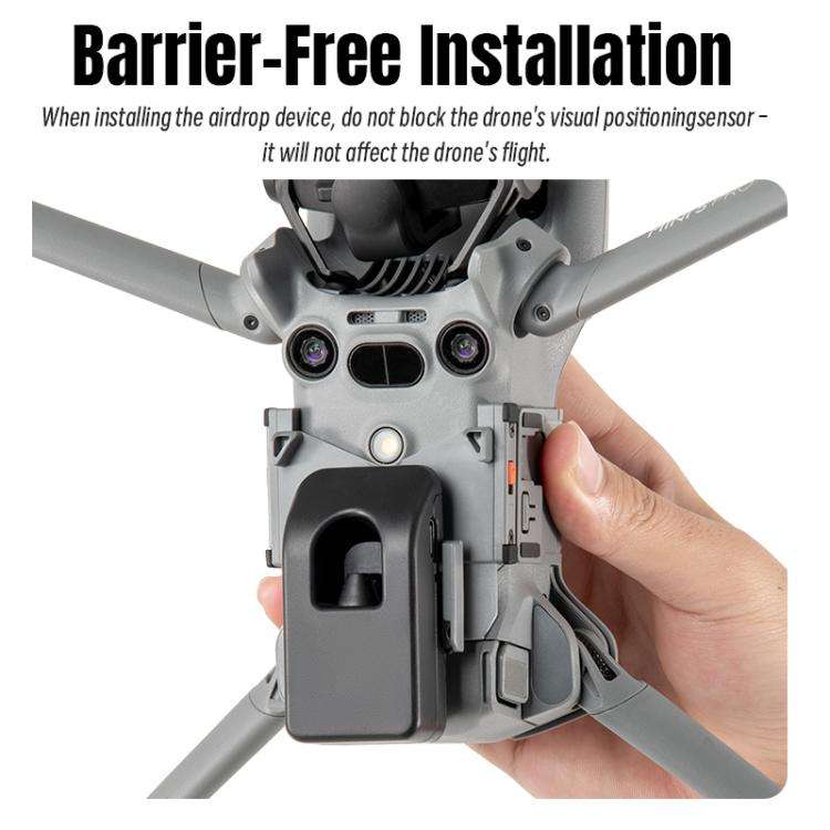 For DJI Mini 5 Pro STARTRC LED Light Air-Dropping System Thrower Parabolic (Grey)