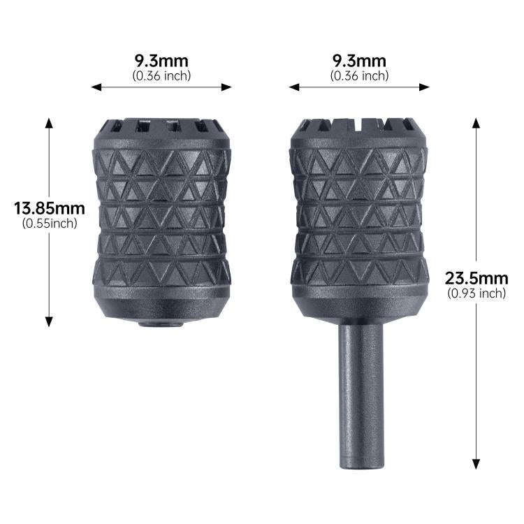 For DJI RC / RC 2 / RC Pro 2  2pcs STARTRC Foldable Metal Joystick Thumb Rocker (Black)