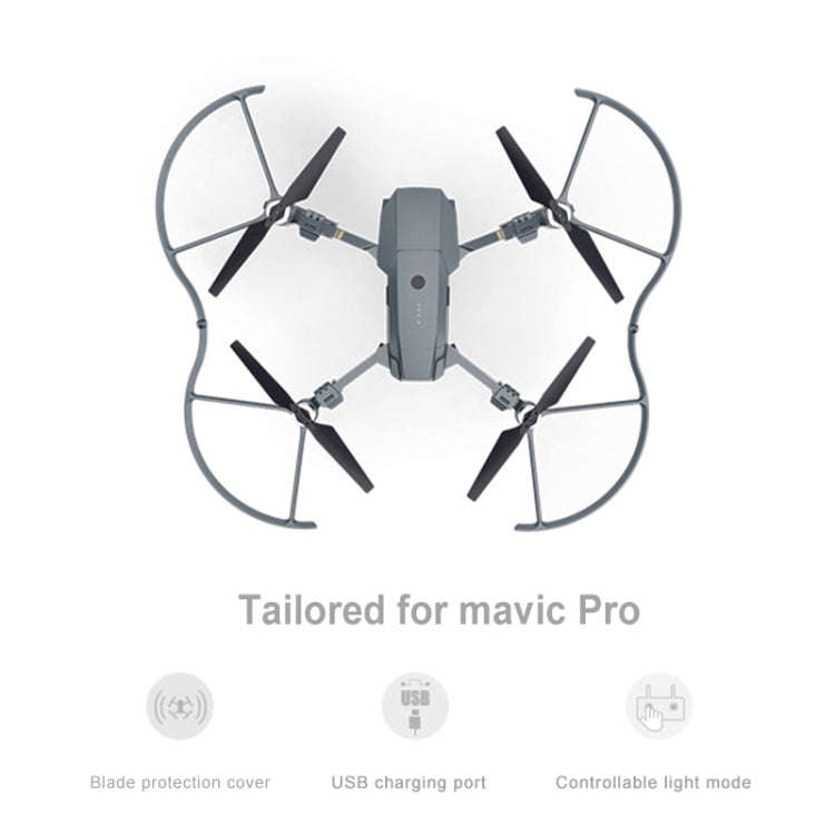 PGYTECH P-MA-124 Dedicated LED Lantern Paddle Protection Cover for DJI Mavic Pro