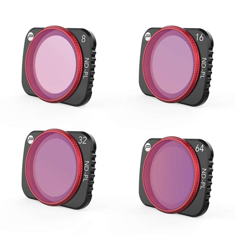 4 PCS PGYTECH P-16A-035 NDPL8 / 16 / 32 / 64 Lens Filter for DJI Mavic Air 2 Drone Accessories