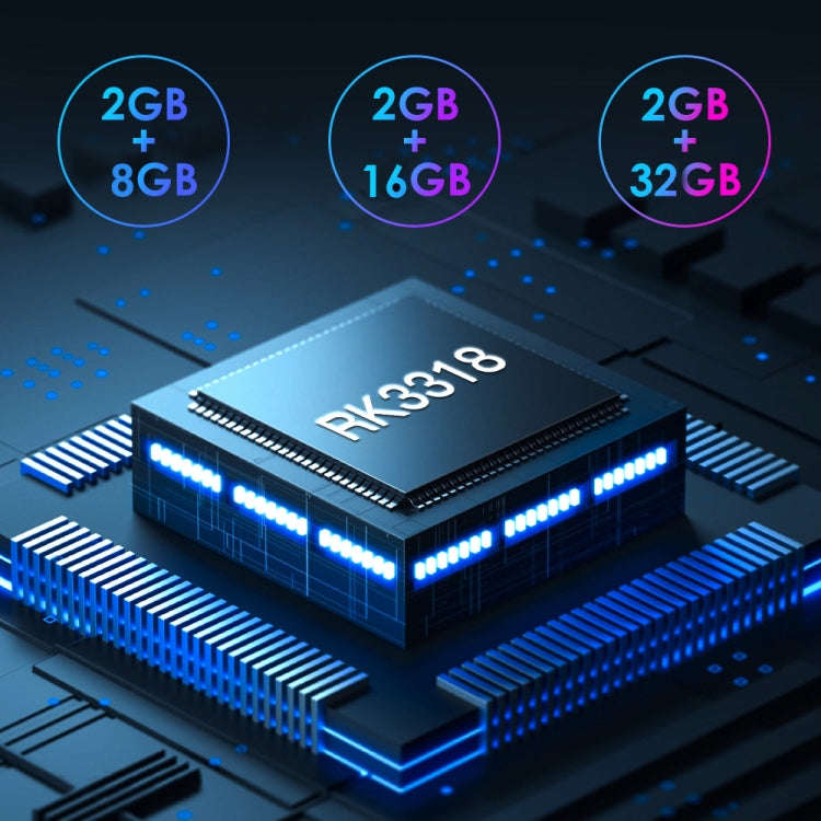 H50 Mini 4K Smart Network TV Box, Android 10.0, RK3318 Quad Core, 2GB+16GB, UK Plug