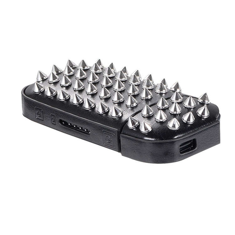 IQOS Silver Rivet Style Electronic Cigarette Protective Case for Series 3 & 2(Black)