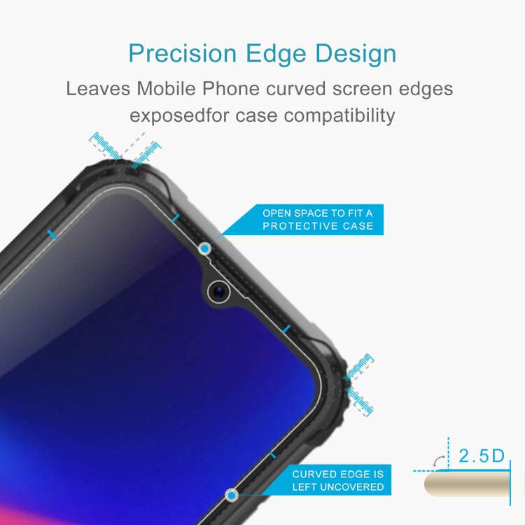 For Blackview BV5900 Pro 10 PCS 0.26mm 9H 2.5D Tempered Glass Film
