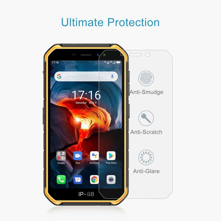 For Ulefone Armor X7 Pro 50 PCS 0.26mm 9H 2.5D Tempered Glass Film