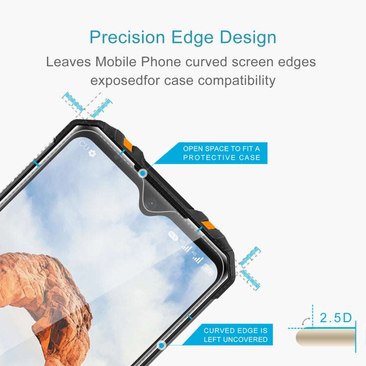 For Oukitel WP8 Pro 50 PCS 0.26mm 9H 2.5D Tempered Glass Film
