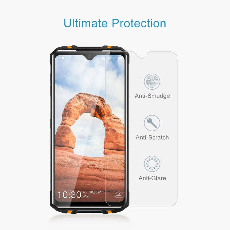 For Oukitel WP8 Pro 50 PCS 0.26mm 9H 2.5D Tempered Glass Film