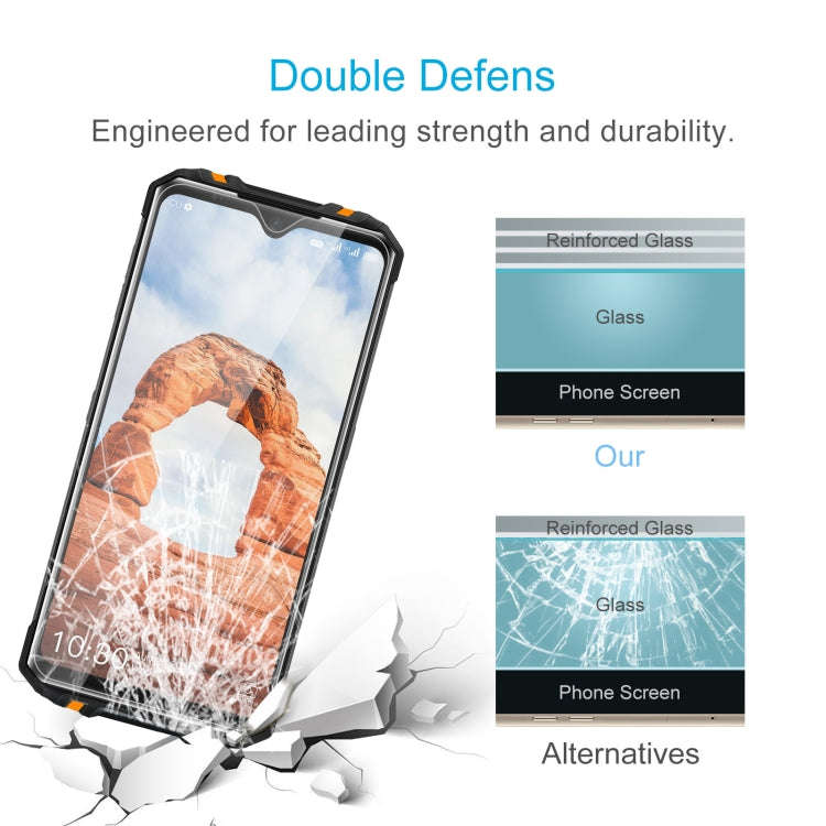 For Oukitel WP8 Pro 50 PCS 0.26mm 9H 2.5D Tempered Glass Film