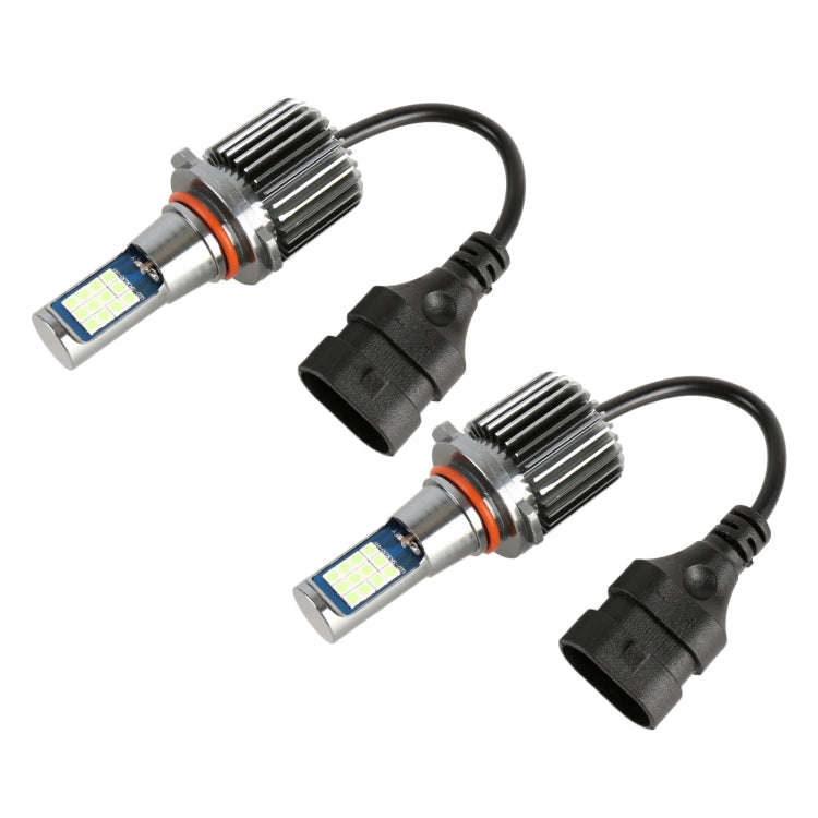 9005 2 PCS DC12-24V / 10.5W Car Fog Lights with 24LEDs SMD-3030 & Constant Current, Box Packaging...