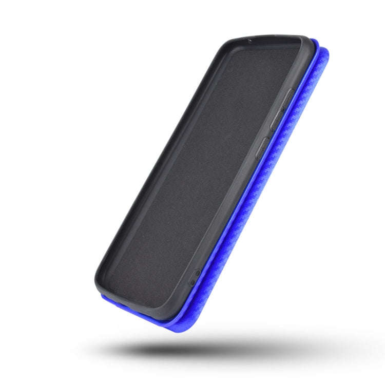 For Oukitel WP5 / WP5 Pro Carbon Fiber Texture Horizontal Flip TPU + PC + PU Leather Case with Ca...