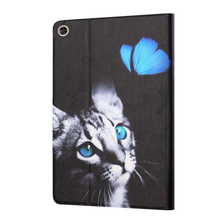 For Huawei Honor Pad 6 / X6 & Enjoy 2 & MatePad T10 / T10S Colored Drawing Horizontal Flip Leathe...