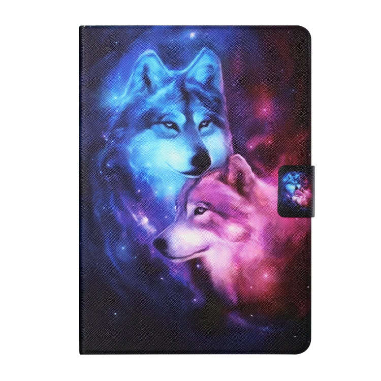 For Huawei Honor Pad 6 / X6 & Enjoy 2 & MatePad T10 / T10S Colored Drawing Horizontal Flip Leathe...