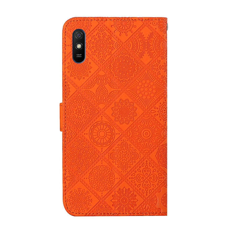 For Xiaomi Redmi 9A Ethnic Style Embossed Pattern Horizontal Flip Leather Case with Holder & Card...