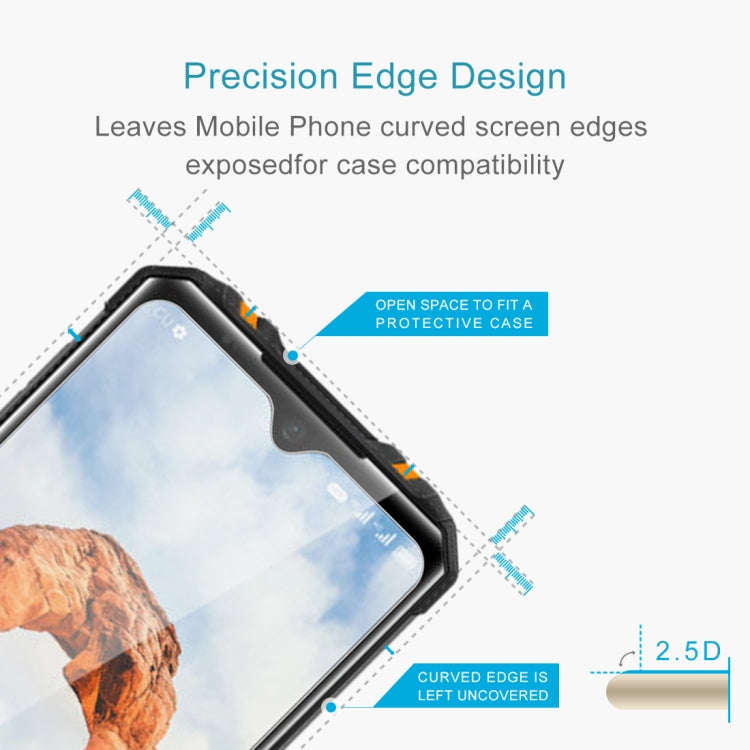 For Oukitel WP8 Pro 10 PCS 0.26mm 9H 2.5D Tempered Glass Film