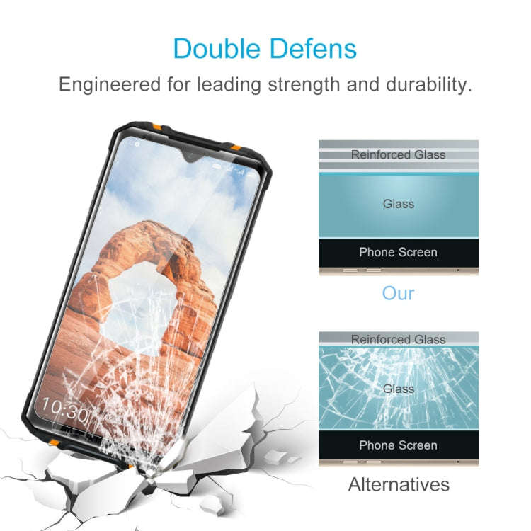 For Oukitel WP8 Pro 10 PCS 0.26mm 9H 2.5D Tempered Glass Film