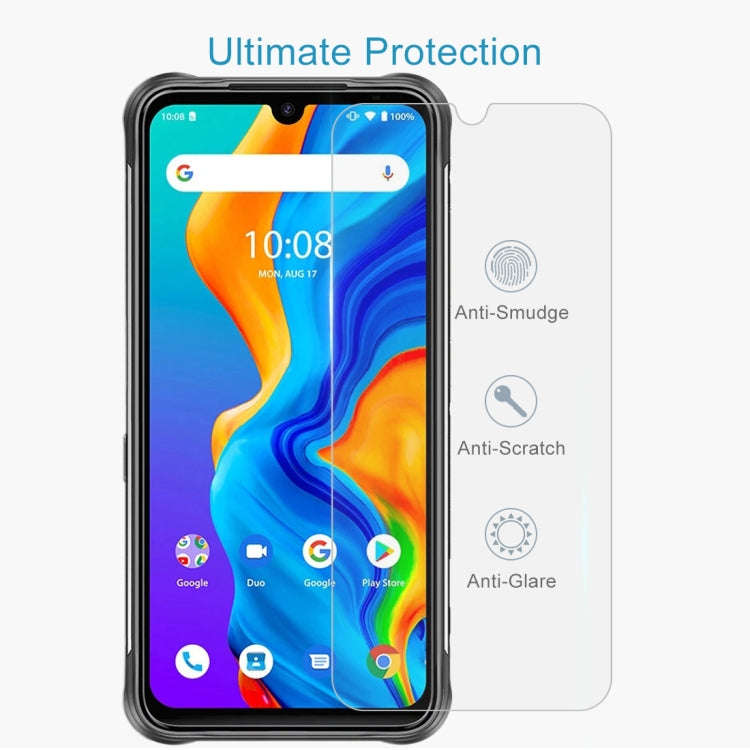 For UMIDIGI BISON / Bison Pro 50 PCS 0.26mm 9H 2.5D Tempered Glass Film