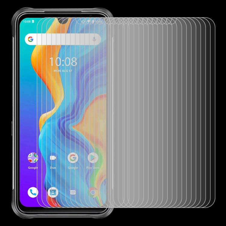 For UMIDIGI BISON / Bison Pro 50 PCS 0.26mm 9H 2.5D Tempered Glass Film
