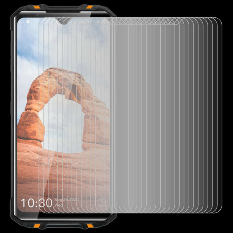 For Oukitel WP8 Pro 50 PCS 0.26mm 9H 2.5D Tempered Glass Film