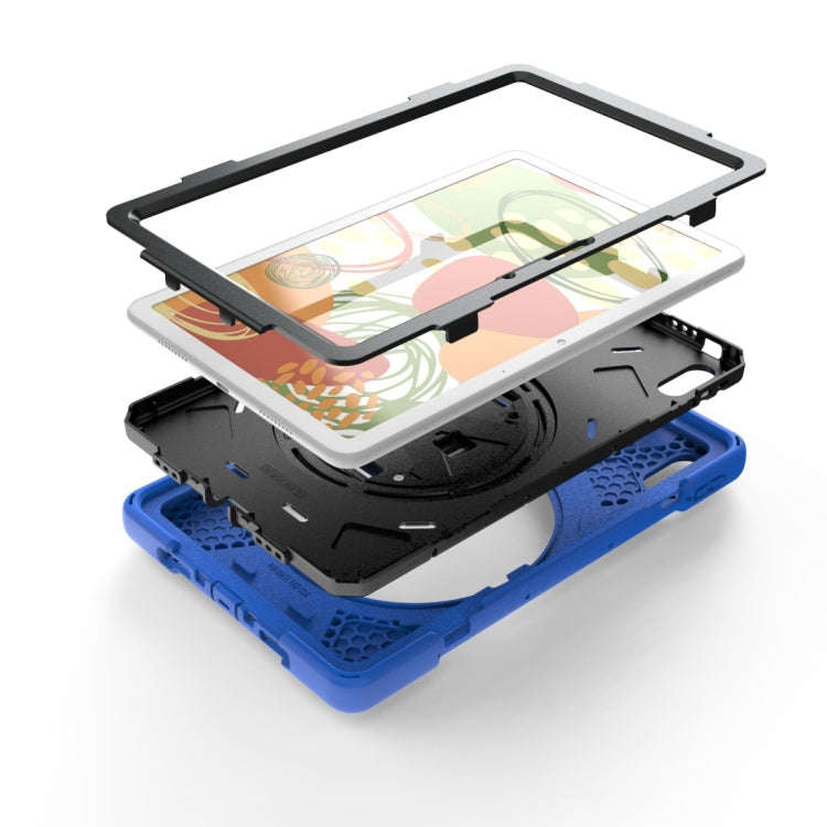 For Huawei MatePad Pro 10.8 Shockproof Colorful Silicone + PC Protective Case with Holder & Shoul...