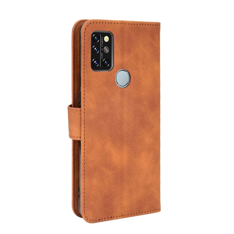 For UMIDIGI A9 Pro Solid Color Skin Feel Magnetic Buckle Horizontal Flip Calf Texture PU Leather ...