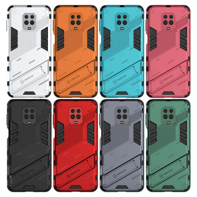 For Xiaomi Redmi Note 9 Pro Max Punk Armor 2 in 1 PC + TPU Shockproof Case with Invisible Holder(...