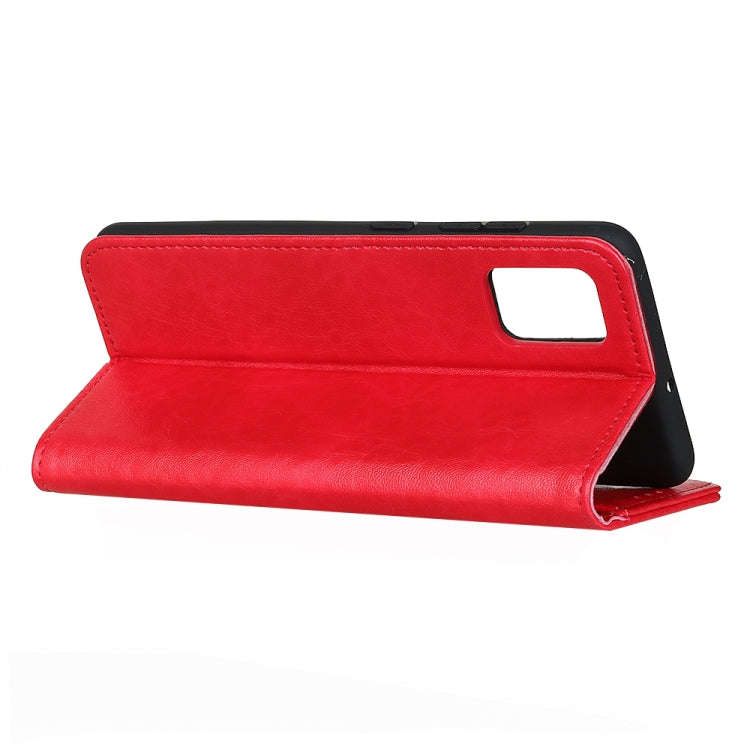 For Xiaomi Redmi Note 10 4G / Note 10S Magnetic Crazy Horse Texture Horizontal Flip Leather Case ...