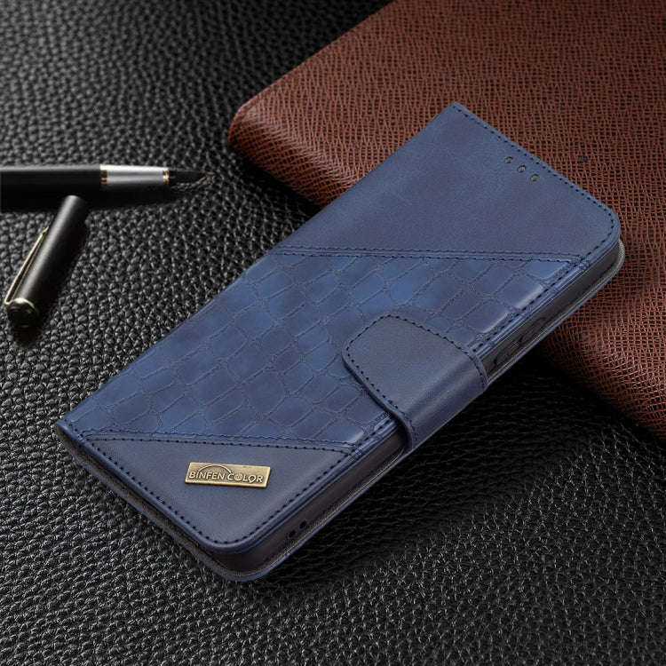 For Xiaomi Redmi Note 10 Pro Matching Color Crocodile Texture Horizontal Flip PU Leather Case wit...