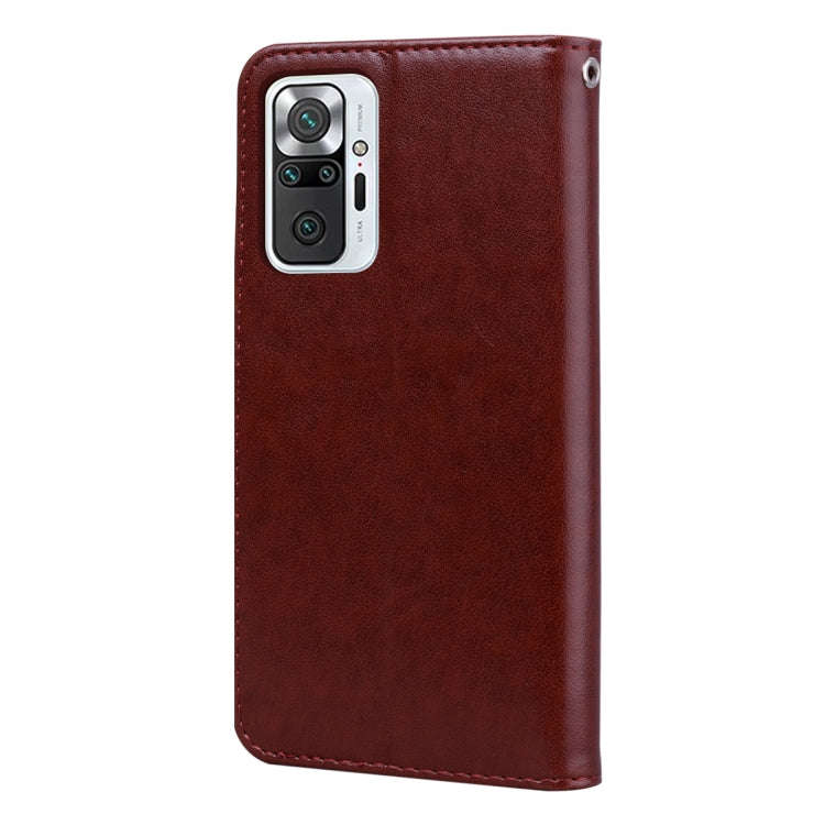 For Xiaomi Redmi Note 10 Pro Rose Embossed Horizontal Flip PU Leather Case with Holder & Card Slo...