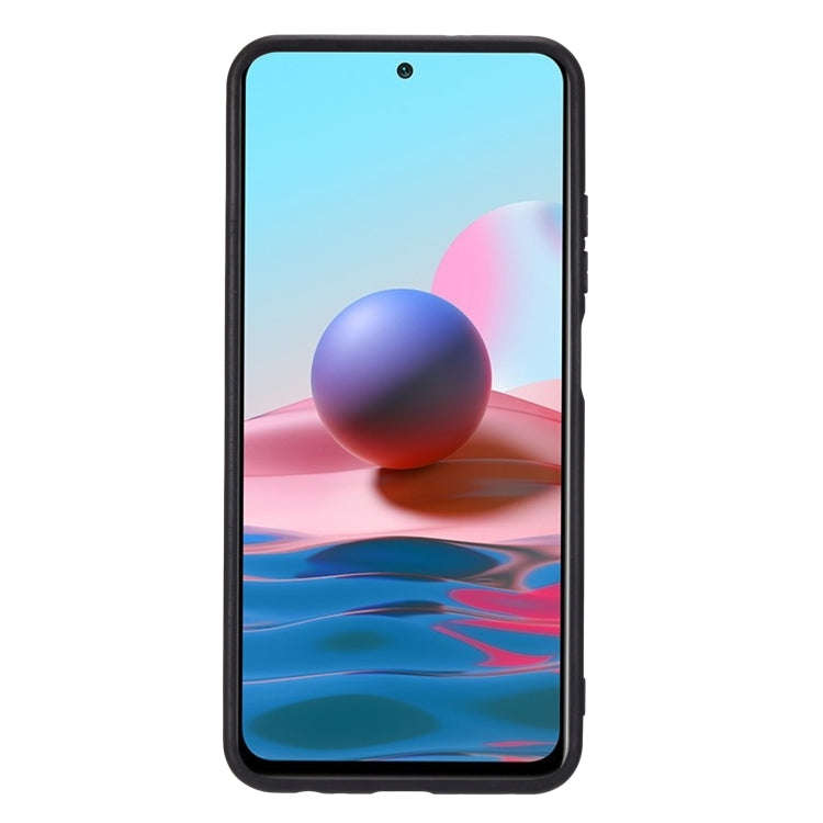 For Xiaomi Redmi Note 10 Double Buckle PU + TPU Shockproof Magnetic Protective Case with Card Slo...