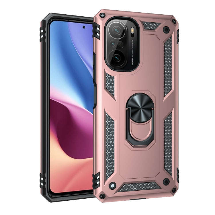 For Xiaomi Redmi K40 / K40 Pro Shockproof TPU + PC Protective Case with 360 Degree Rotating Holde...