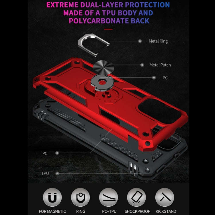 For Xiaomi Redmi Note 9 4G / 9T / 9 Power Shockproof TPU + PC Protective Case with 360 Degree Rot...