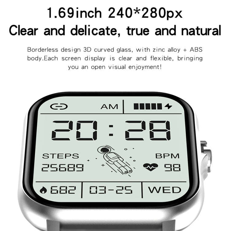 GY13 1.69 inch TFT Screen IP67 Waterproof Smart Watch, Support Music Control / Bluetooth Call / H...