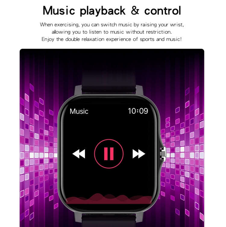 GY13 1.69 inch TFT Screen IP67 Waterproof Smart Watch, Support Music Control / Bluetooth Call / H...
